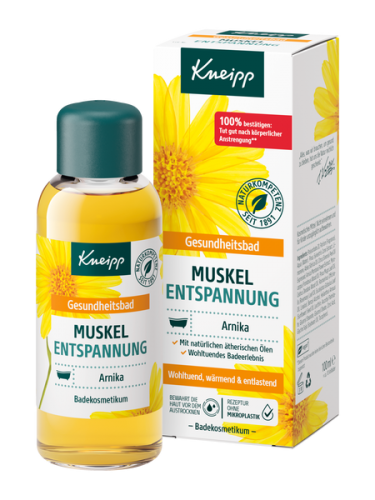 kneipp 山金車肌肉舒解泡澡精油100ml 最...
